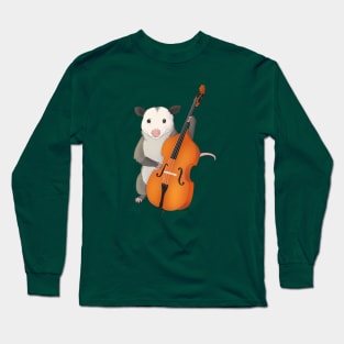 Possum playing the bass Long Sleeve T-Shirt